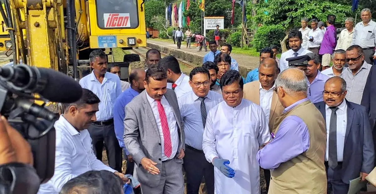 The Inauguration Ceremony of Maho - Anuradhapura Section Upgrade