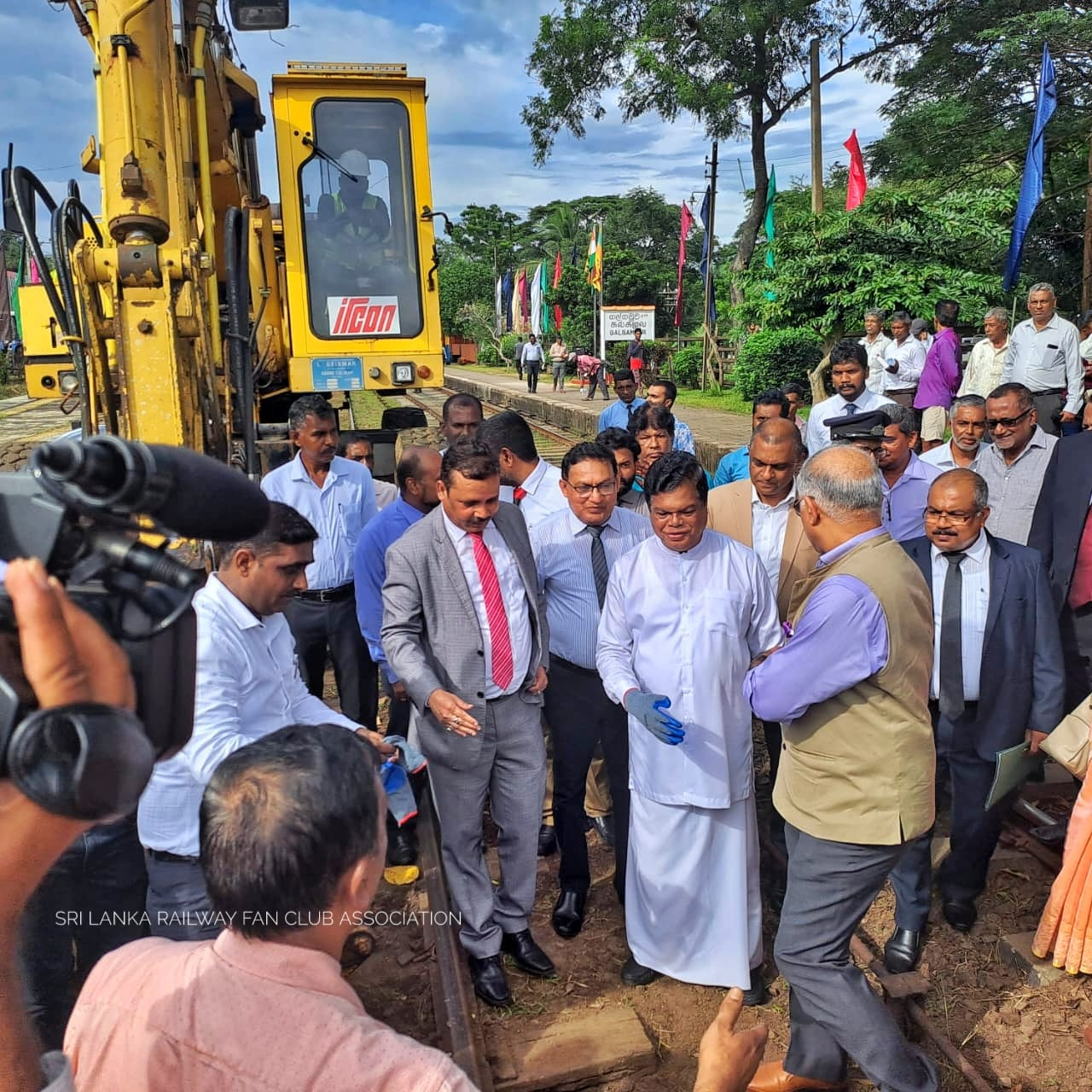 The Inauguration Ceremony of Maho - Anuradhapura Section Upgrade