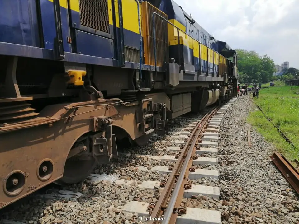 Class M11 Locomotive Derailed Near Peralanda Railway Station