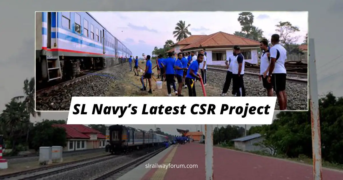 Navy Shows Love for Public Property, Clean Train Compartments in Thalaimannar Pier