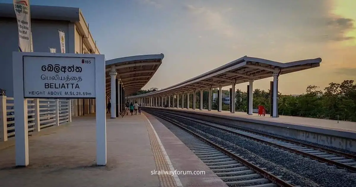Beliatta Railway Station Exceeds Rs. 500,000 Daily Income