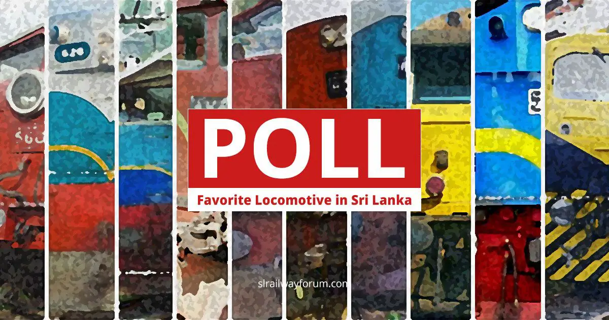 Favorite Locomotive in Sri Lanka