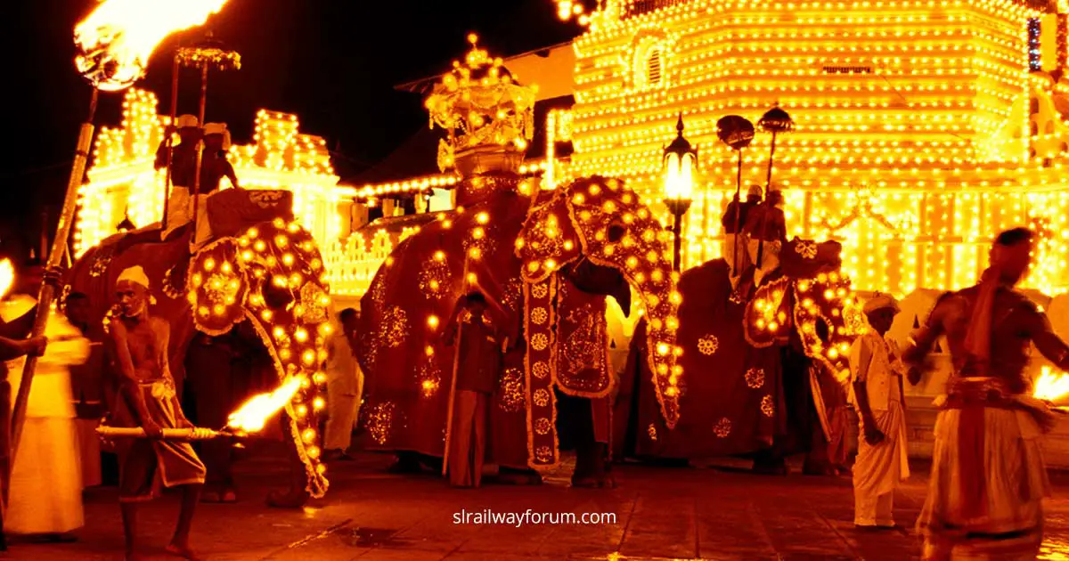 Special Train Schedule for Kandy Esala Perahera 2019