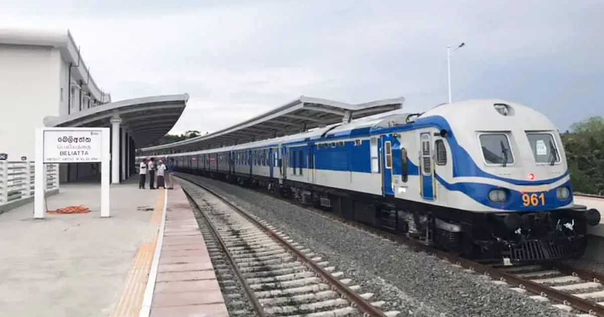 Beliatta Intercity Express to Begin Service by Next Week