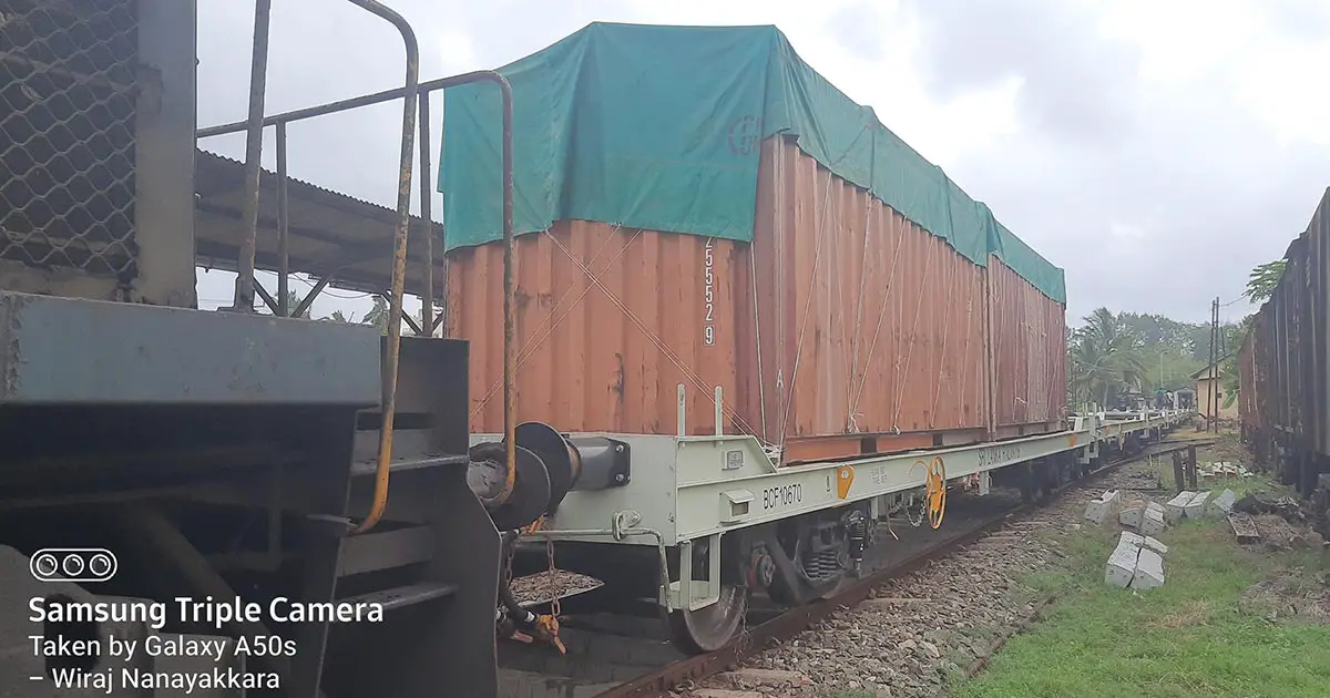 Prima Container Carrier Wagons on Trial