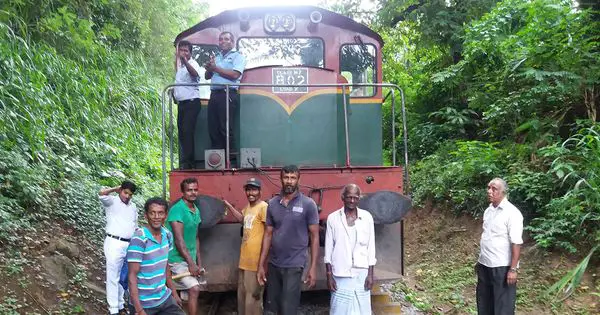 Villagers and Passengers Helped to Clear Matale Railway Line