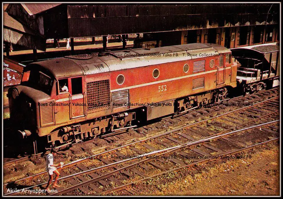 M1 552 at Maradana with a Ballast train 1978. (T.Rower Collection)