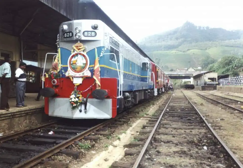 Class M2 626 at Nanu Oya Railway Station