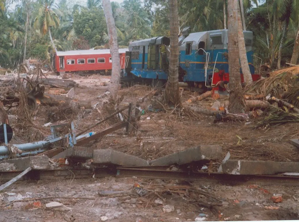 Class M2 591 after facing Tsunami disaster