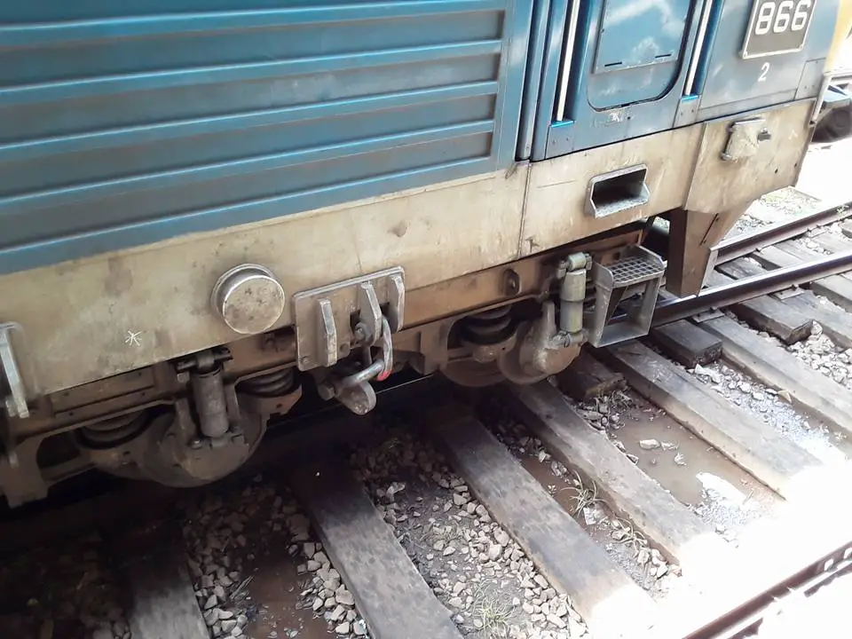Class M9 866 Derailed at Colombo Fort