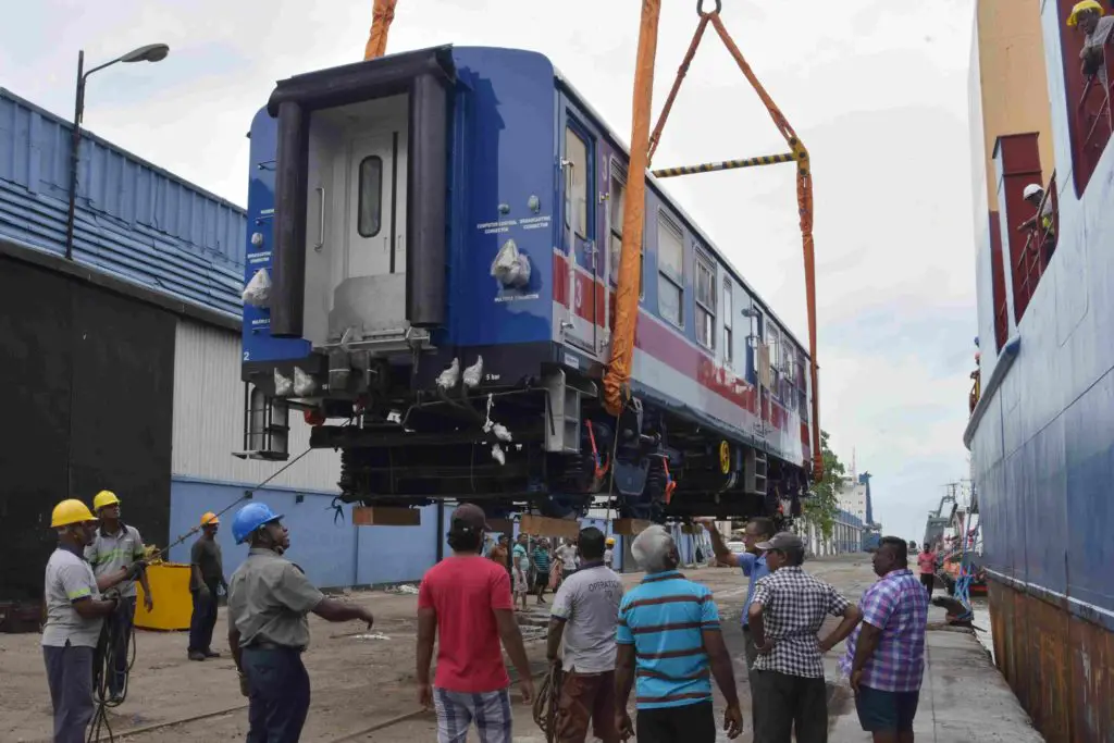 The First Class S14 DEMU Has Arrived in Sri Lanka