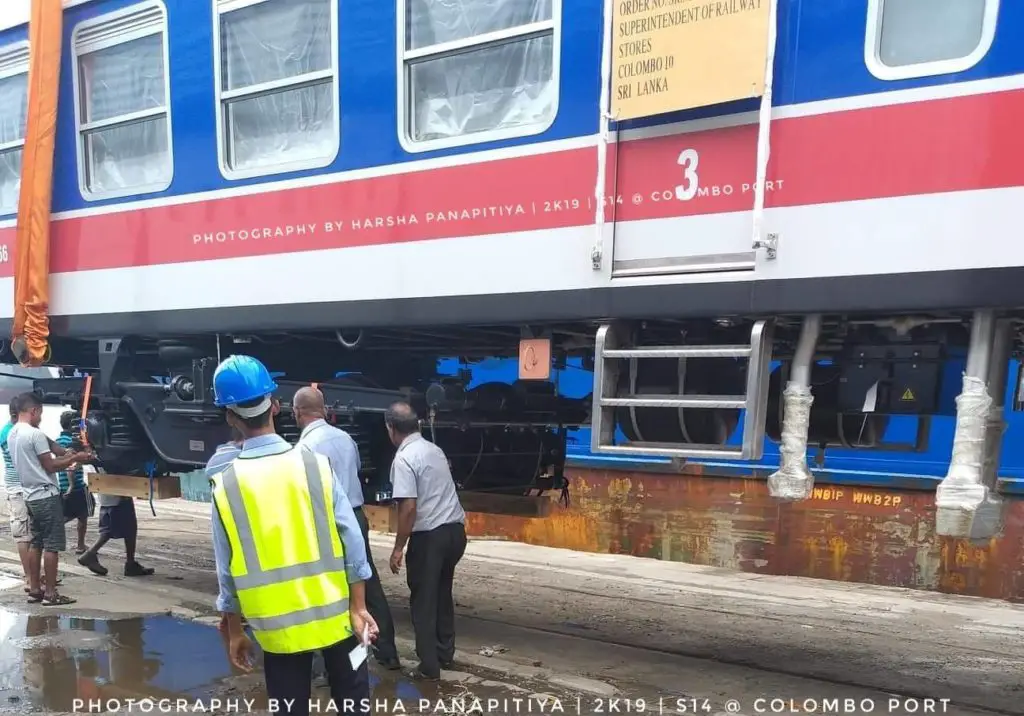 The First Class S14 DEMU Has Arrived in Sri Lanka