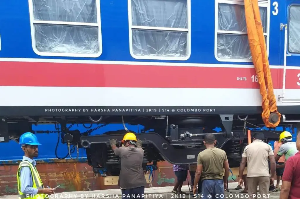 The First Class S14 DEMU Has Arrived in Sri Lanka