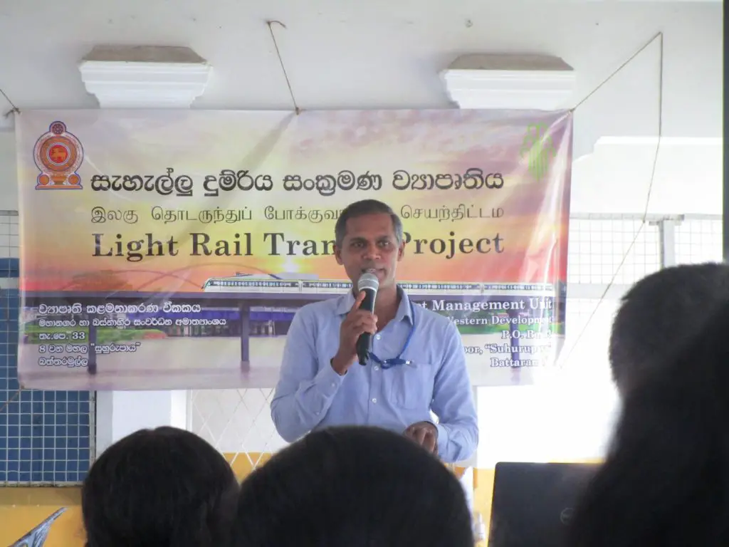 Awareness Program About Light Rail Project Train Yard